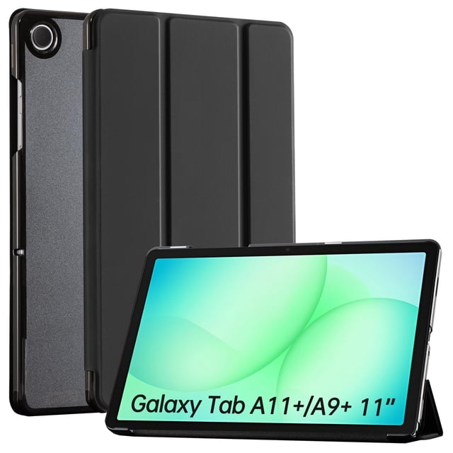 Funda inteligente CoBak para Samsung Galaxy Tab A11+ Plus, color negro