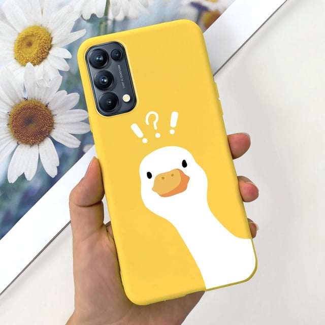 For OPPO Reno5 Pro 5G 4G Reno5 Phone Case Reno 5 5Pro CPH2201 CPH2145 Cute Cat Cartoon Candy Color Soft Silicone TPU Back Cover 7 Reno5 Pro 5G