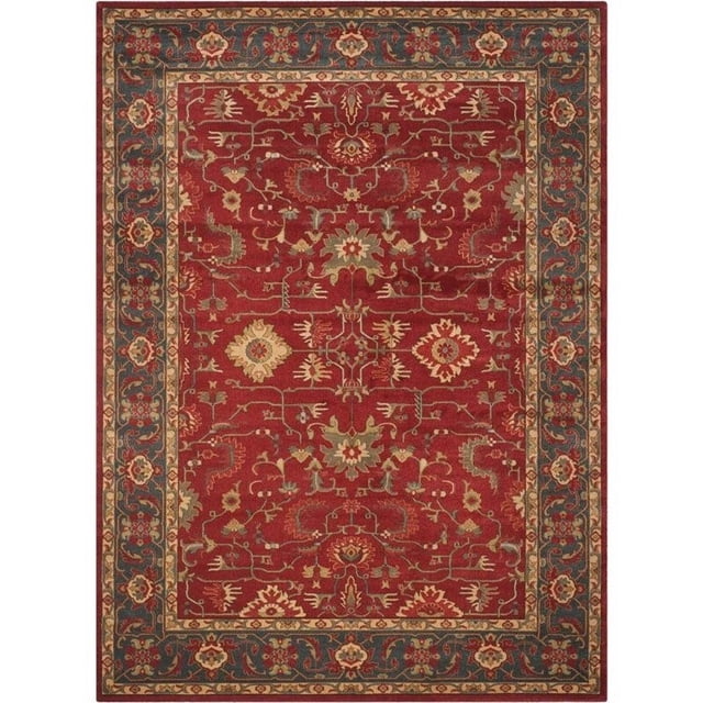 Safavieh Tapis Traditionnel Rouge Mahal - 9 Pieds x 12 Pieds