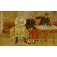 thumbnail image 3 of Jean François Raffaëlli 14x11 Black Modern Framed Museum Art Print Titled - The Strong Singer, 3 of 5