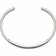 thumbnail image 2 of Stainless Steel Polished With Reconstructed Turquoise 5mm Cuff Bangle Made In China -Jewelry By Sweet Pea, 2 of 6