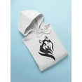 thumbnail image 3 of Husky Dog Head Hoodie Men -Image by Shutterstock, Male x-Large, 3 of 4
