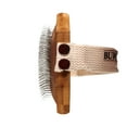 thumbnail image 6 of Burt's Bees For Pets Palm Slicker Bamboo Dog Brush, 6 of 9