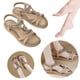thumbnail image 5 of Sandalias Bohemias Planas para Mujer Tobillo Elástico Cómodo Viajes Al Aire Libre, 5 of 9