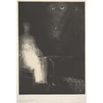 thumbnail image 3 of Odilon Redon 18x24 Black Modern Framed Museum Art Print Titled - Below, I Saw the Vaporous Contours of a Human Form (1896), 3 of 5
