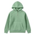 thumbnail image 4 of Fozruso Boys Knit Half Zip Hooded Sweatshirt For Kids Cozy Long Sleeve Pullover with Pockets, 4 of 7