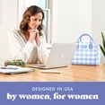 thumbnail image 7 of Fit + Fresh Bloomington Womens Lunch Bag, Insulated Lunch Box With Containers, Cornflower Blue Picnic, 7 of 7