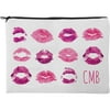 Lip Prints Custom Kisses Makeup Bag