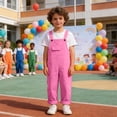 thumbnail image 2 of GPOECD Girls Jumpsuit Performance for Stage Show Opening Style Outfit Rompers for Girls Hot Pink,8-9 Years, 2 of 4