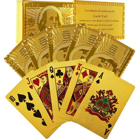 Trademark Poker 24kt Gold Foil Playing Cards