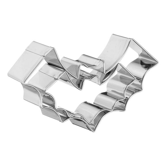 Uxcell Bat Cookie Cutter Set Assorted Sizes Stainless Steel Polish