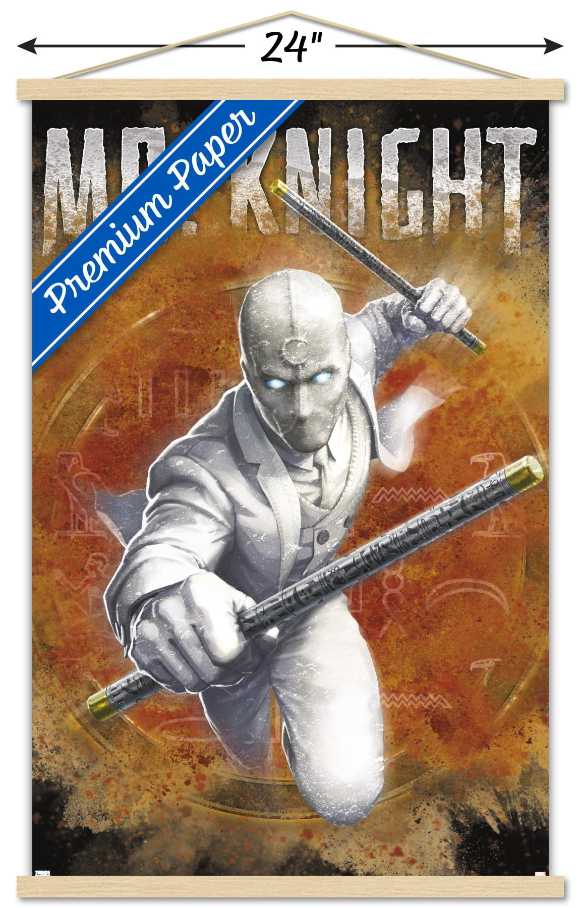 Marvel Moon Knight - Mr. Knight Wall Poster with Magnetic Frame, 22.375" x 34"