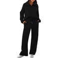 thumbnail image 2 of Pyhlmscde Women's Casual Half Zipper Sweatsuit, Two Piece Sets for Women, Sweat Suits for Womens 2 Piece, Women Fall Clothes, 2 of 4