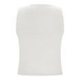 thumbnail image 6 of HADST Women's Casual Tank Top Loose Fit Sleeveless Shirt Summer Crew Neck Cotton Blend, 6 of 6