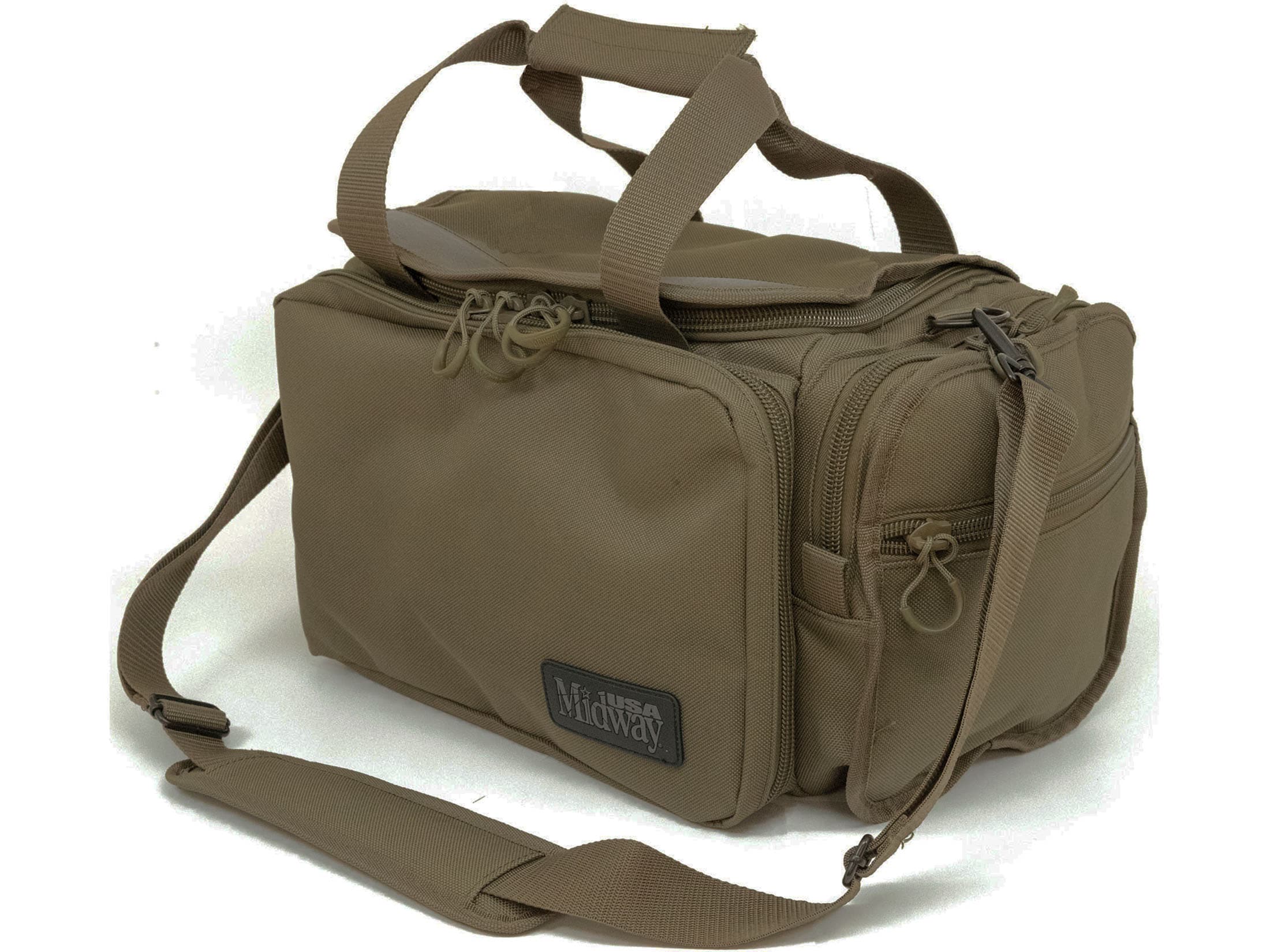 MidwayUSA Two Pistol Range Bag Olive Drab