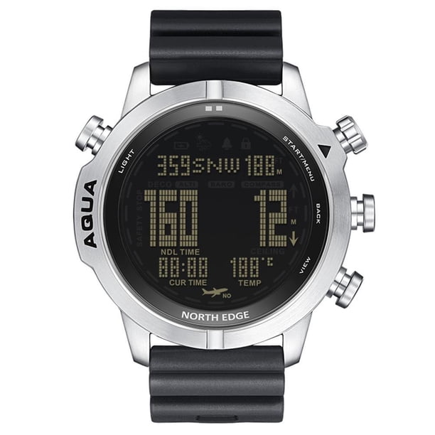 Deportes Al Aire Libre Para Hombres Reloj De Computadora De Buceo Inteligente A Prueba De Agua Presión De Altura Brújula Temperatura Reloj Electrónico Negro Inevent EL017985-00
