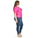 thumbnail image 2 of Blusa de satin con detallle central Roman Fashon /Tallas Extras, 1825 (Fiusha) fucsia 38, 2 of 5