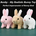 thumbnail image 2 of My Realistic BunnyToy - Interactive Hopping Bunny Toy with Moving, Twitching, and Shaking Ears, Realistic Plush Rabbit for Kids, Easter Gift, Cute Decorative Toy, 2 of 7