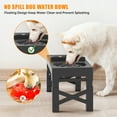 thumbnail image 2 of 2-in-1 Elevated Dog Bowls Slow Feeder, 5 Height Adjustable Raised Dog Bowl Stand No Spill Dog Water Bowl Dispenser, Anti-Slip Dog Food and Water Bowl for Small Medium Large Dogs, Cats and Pets, 2 of 8
