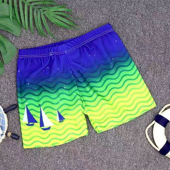 Tponi Toddler Swimsuit,Boy Shorts Swimsuits,Board Shorts,Swim Set,Yellow,8Y