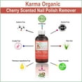 thumbnail image 3 of Karma Organic Nail Polish Remover Cherry Scented for Kids – Non-Toxic, Vegan, Cruelty Free, Acetone Free – Nails Strengthener for Fingernails – 4 fl. Oz., 3 of 9