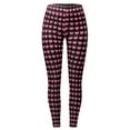 thumbnail image 6 of Tosmy Women's Leggings Women Valentine's Day Print Pants Leggings Running Pilates Long Leggings Pants, 6 of 6