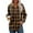 AG07_Camel, variant on Plaid Hoodies for Women V Neck Oversized Hooded Pullover Sweatshirts Casual Loose Button Down Long Sleeve Shirts Hot Pink S