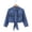Blue, variant on Women's Casual Slim Fit Tie Front Jacket Sun Protection Breathable Lightweight Shirts