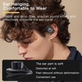 thumbnail image 3 of RyhamPaper Open Ear Headphones,Ows Hanging Earphones 5.4 Bluetooth,Wireless Earbuds Air Conduction Headphones Black, 3 of 7