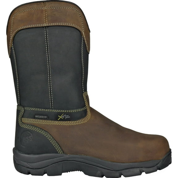 HOSS Slag Men's Internal Metatarsal Composite Toe Puncture-Resisting Waterproof Pull-On Work Boot