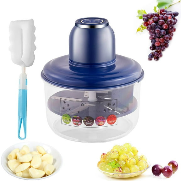 Electric Grape Peeling Machine, 2025 New Automatic Small Fruit&Garlic Peeling Tool, Rechargeable Commercial Smart Fruit Machines, Grapes, Garlic, Tomato, Cherry Skin Remover Tool