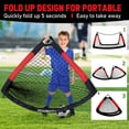 thumbnail image 4 of Soccer Goal Set VAVOSPORT Kids 6x4 ft w/ Soccer Ball, Ladder, 4 of 7