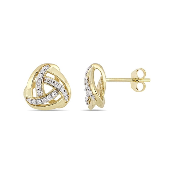 Everly Women's Diamond 10k Yellow Gold Earrings