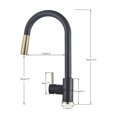 thumbnail image 3 of Senlesen Kitchen Faucet Pull Down 360°Swivel Spout Single Handle Sink Mixer, 3 of 11