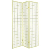 6 ft. Tall Window Pane - Special Edition - Ivory - 3 Panels