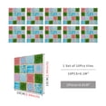 thumbnail image 3 of JHGoosa Simulation Tile Stickers Self Adhesive Crystal Membrane Waterproof Wall Stickers Kitchen Bathroom Wall Decoration Stickers 10PCS, 3 of 9