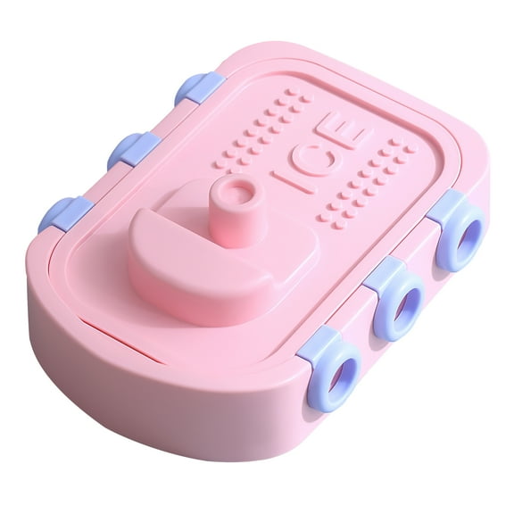 MKLZ 6pcs Silicone Popsicle Molds, Pink Small Boat Ice Pop Mold Toddler DIY Popsicle Maker