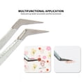 thumbnail image 4 of Pinzas de extensión de pestañas postizas 4 Uds punta recta y curva pinzas ligeras para decoración de uñas para salón profesional en casa ANGGREK Otros, 4 of 8