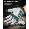 thumbnail image 3 of Guantes de ciclismo ROCKBROS con almohadilla de gel transpirable para hombres y mujeres, 3 of 7