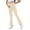 Beige, variant on Sherrylily Girls Yoga Pants V Cross Waist Wide Leg Flare Pants High Waist Bootcut Pants with Pockets