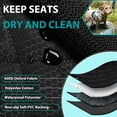 thumbnail image 6 of Angooni Dog Car Seat Cover for The Back Seat, Waterproof Protective Cover Fits Most Cars(53 x 47 inch), Black, 6 of 7