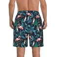 thumbnail image 3 of Naloa Flamingos And Birds Men's Beach Shorts, Surfing shorts, Swim trunks, Quick Dry Swim Trunks for Surfing Beach Fun - Small, 3 of 9