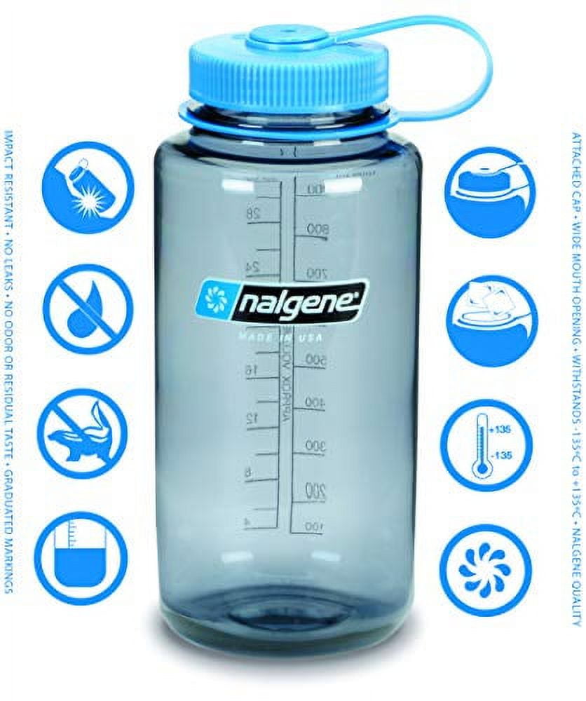 Nalgene Kid's Sustain 12 oz. On the Fly Water Bottle - Chomp Blue/Blue