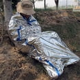 thumbnail image 3 of Emergency Thermal Blanket Waterproof Emergency Thermal Blanket Outdoor Survival Camping Rescue First Aid, 3 of 6