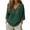 Dark Green-#002, variant on Women's Boho Embroidered Peasant Tops 3/4 Sleeve Boho Mexican Ethnic Style Tunic Blouses V Neck Loose Shirt,Light Blue S