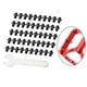 thumbnail image 5 of 50 piezas de pernos de pedal de material acero inoxidable pernos de pedal sin clavos para pernos de vástago de de montaña accesorios de vástago Negro, 5 of 8