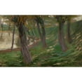 thumbnail image 2 of Henryk Uziembło 24x17 Black Ornate Framed Double Matted Museum Art Print Titled: Willows at a Pond (1900), 2 of 5