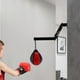 thumbnail image 1 of Saco de boxeo de velocidad para pared, pelota de entrenamiento de boxeo de altura ajustable, pelota de boxeo plegable con resorte para oficina en casa, 1 of 9