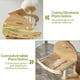 thumbnail image 5 of 5Tier Torre para Gato con Escalera Rascador,140CM Arbol para Gatos 2 Casas 1 Hamaca,Castillo Gato con Pelota de Juguete,Transparente Redondo Jaula,Protege Muebles,para Frotar Patas y 3-6 Gatos Jugando, 5 of 8