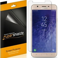 [6-Pack] Supershieldz for Samsung Galaxy J7 Refine Screen Protector, Anti-Bubble High Definition (HD) Clear Shield